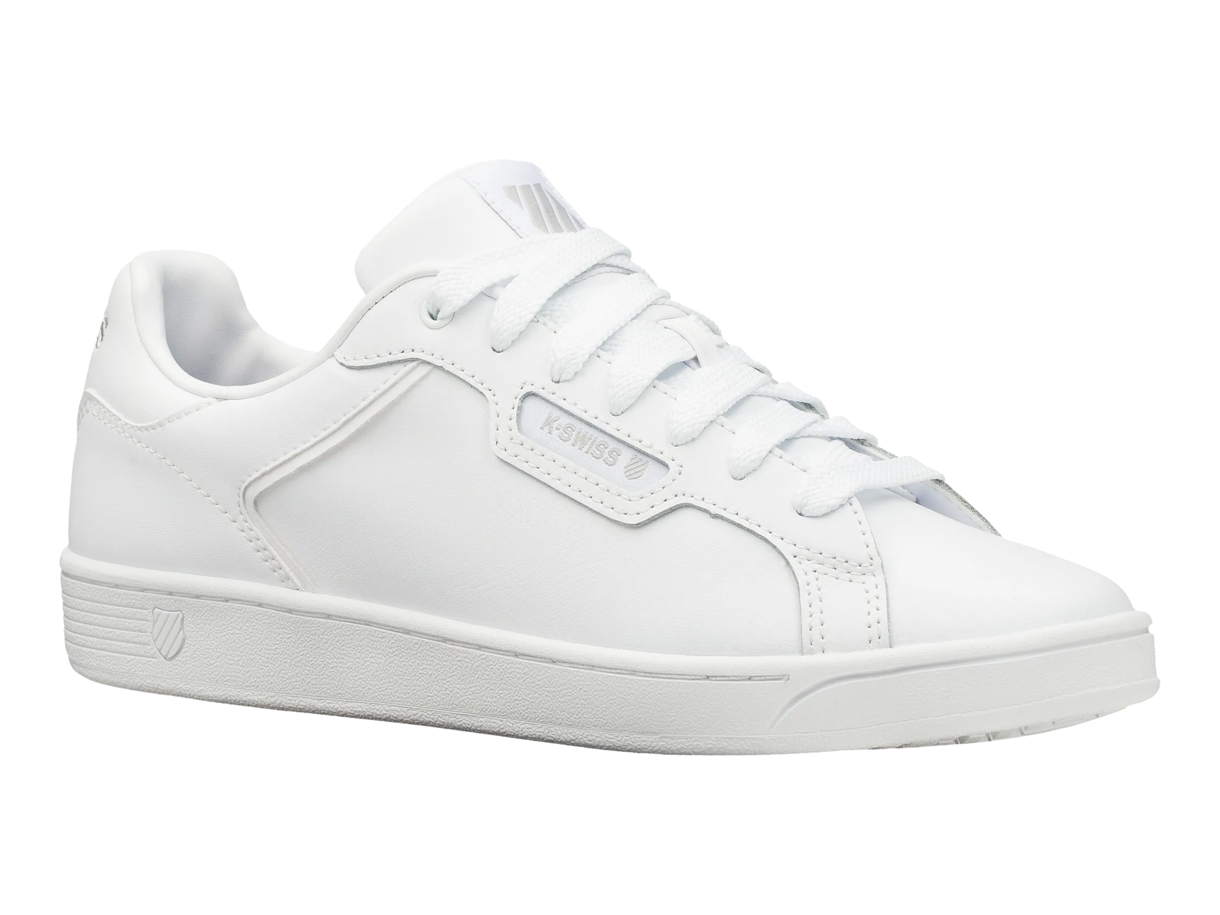 06347-141-M | MENS CLEAN COURT II CMF | WHITE/WHITE/GULL GRAY