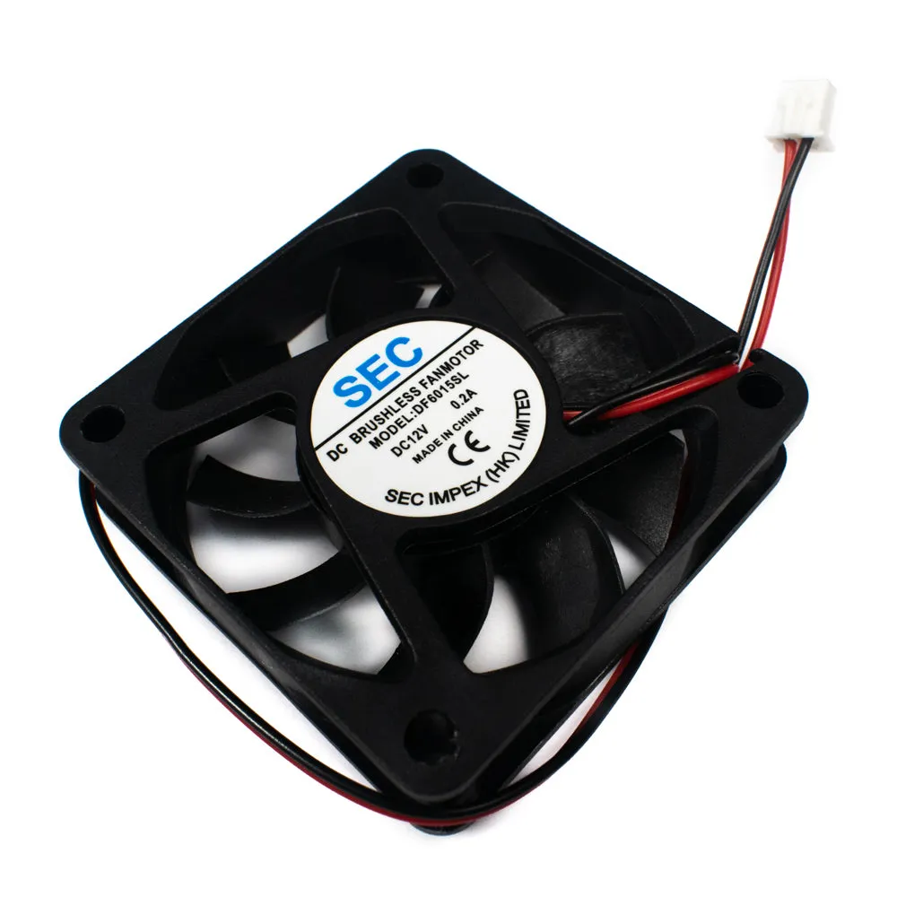 12V 6015 High-Speed Brushless DC Cooling Fan