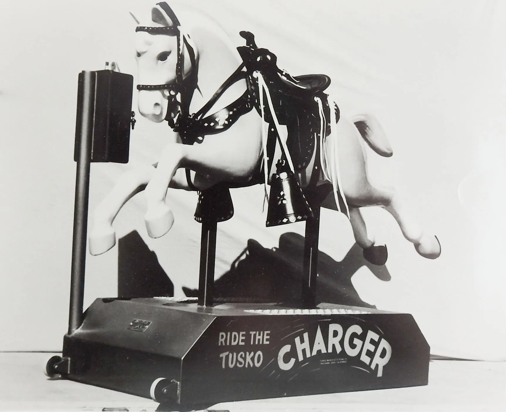 1950's Tusko Charger Kiddie Ride Photograph