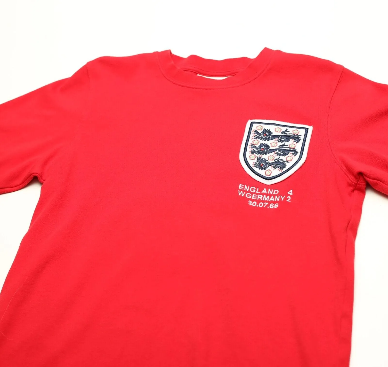 1966 Bobby MOORE #6 England Vintage Umbro Away LS Football Shirt (S) West Ham