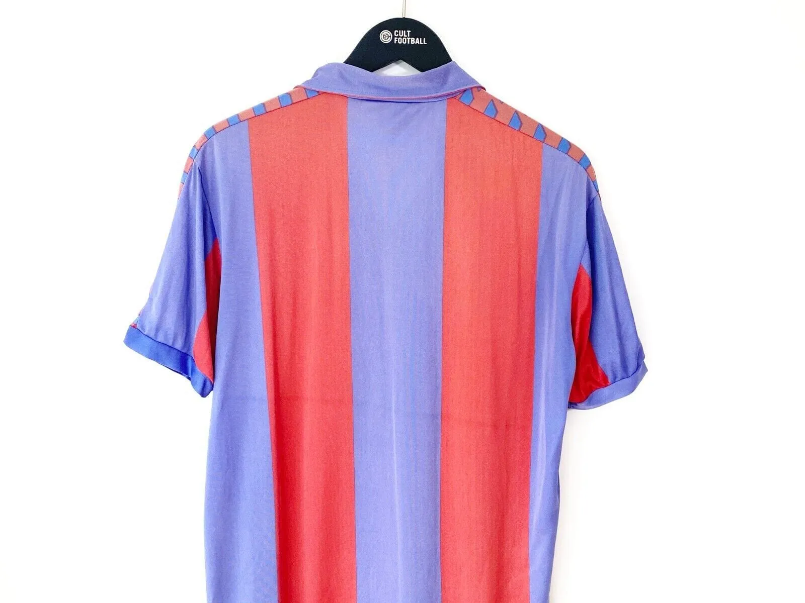 1982/89 BARCELONA Vintage Meyba Home Football Shirt (M/L) Maradona Lineker Era