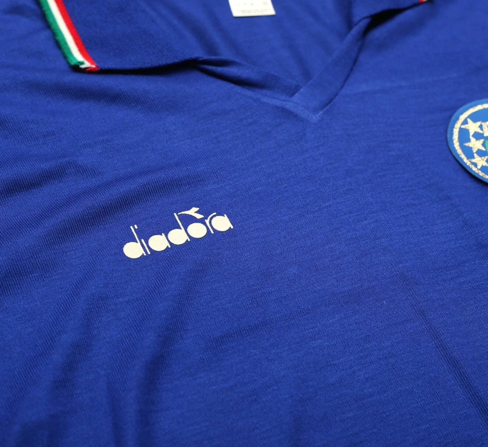 1985/86 ITALY Vintage Diadora Home Football Shirt Jersey (M)