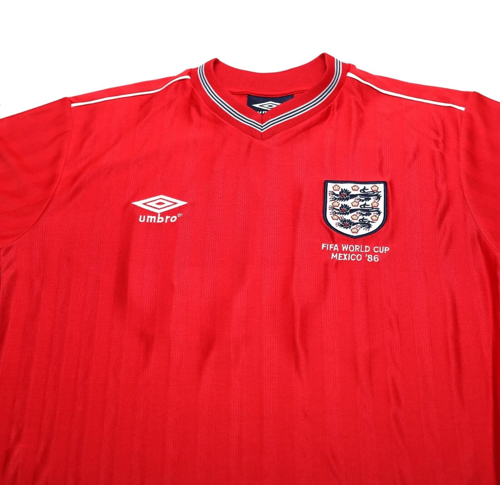 1986 LINEKER England #10 Retro Umbro Away Football Shirt (M) Mexico World Cup