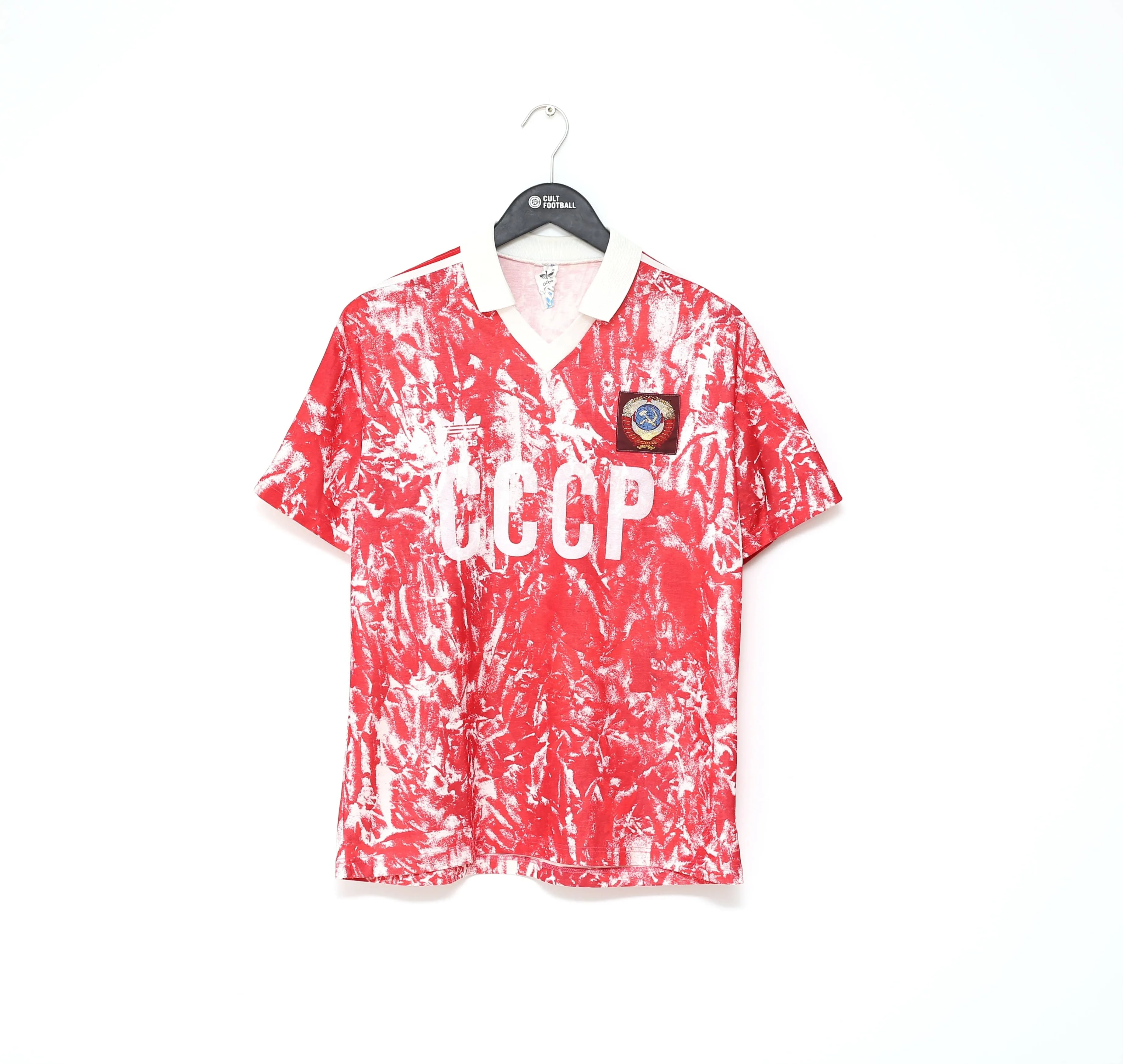 1989-91 SOVIET UNION Vintage adidas Home Football Shirt (M) CCCP