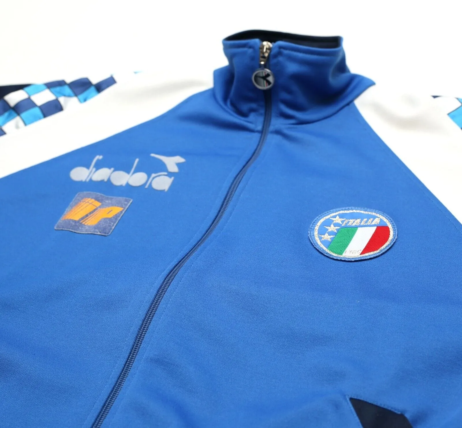 1990/92 ITALY Vintage Diadora Player Issue Track Top Jacket (M/L)