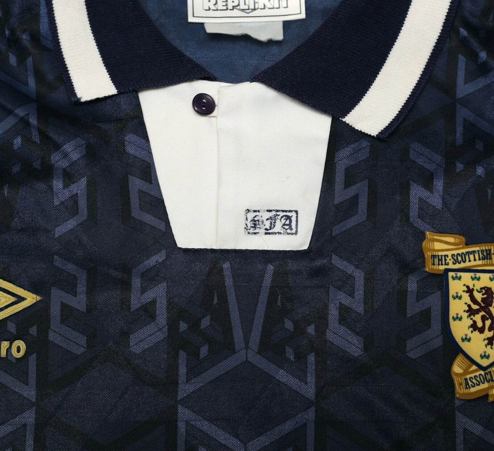 1992/93 SCOTLAND Vintage Umbro Home Football Shirt Jersey (M)