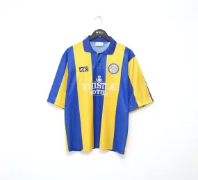 1993/95 LEEDS UNITED Vintage Asics Away Football Shirt Jersey (L)