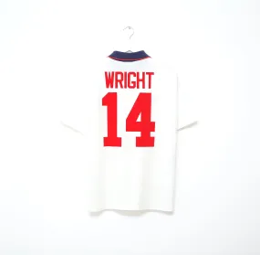 1993/95 WRIGHT #14 England Vintage Umbro Home Football Shirt (M) US Cup 93