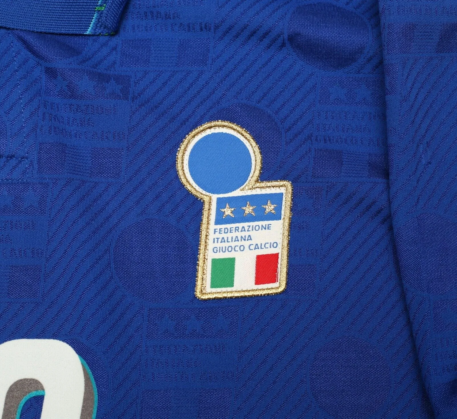 1994 BAGGIO #10 Italy Vintage Diadora Home Football Shirt Jersey (XL)