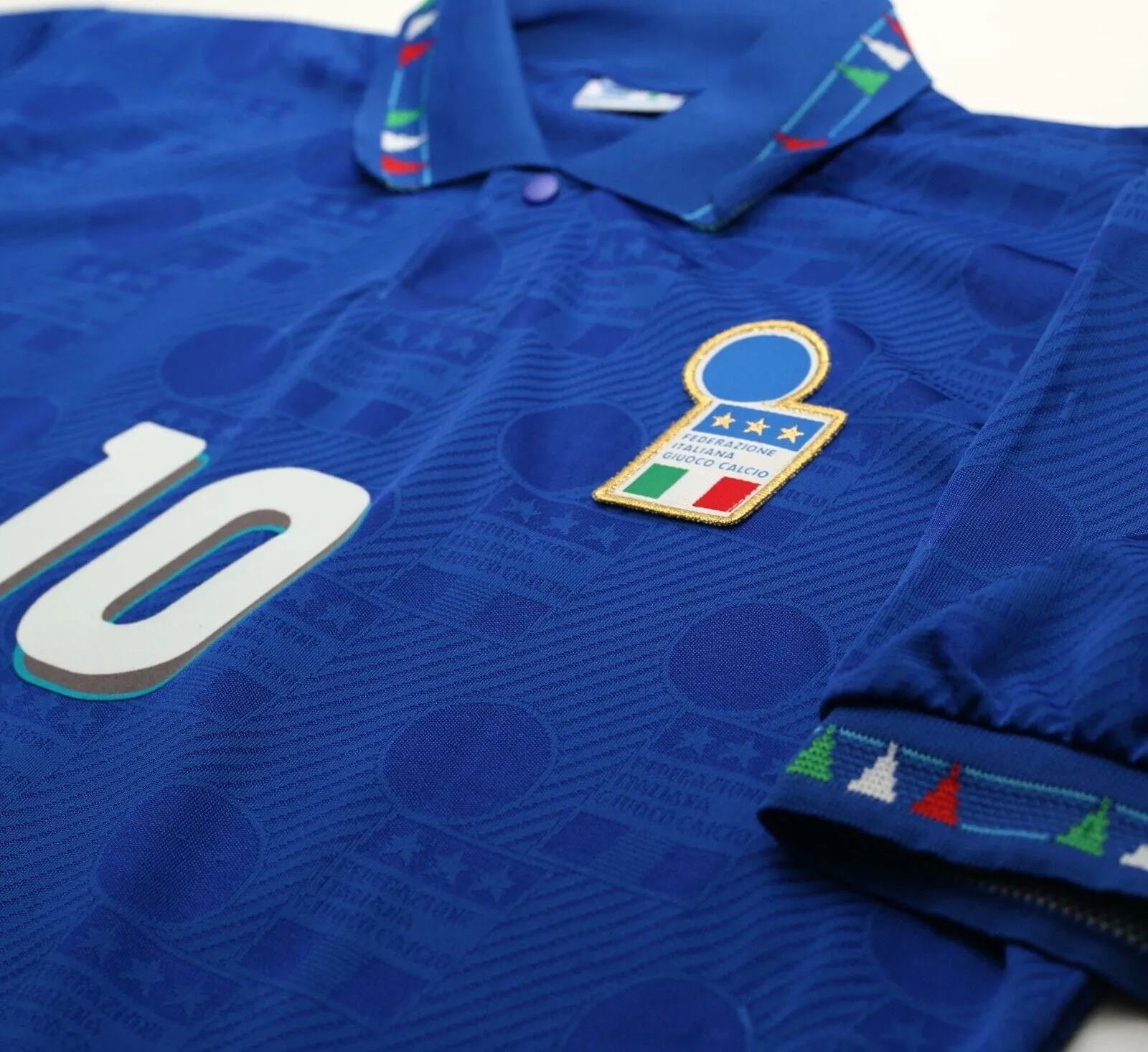 1994 BAGGIO #10 Italy Vintage Diadora Home Football Shirt Jersey (XL)