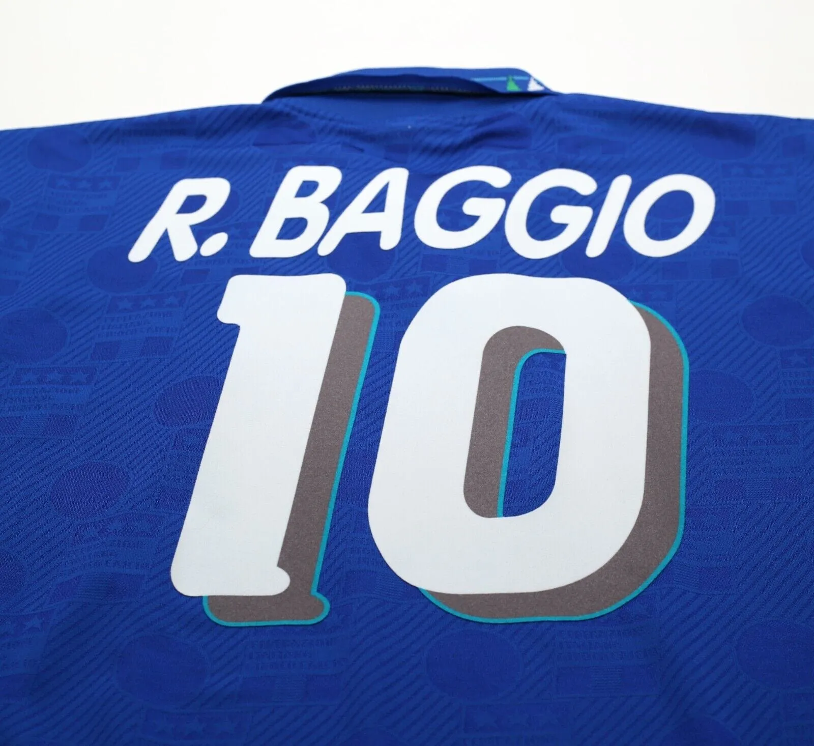 1994 BAGGIO #10 Italy Vintage Diadora Home Football Shirt Jersey (XL)