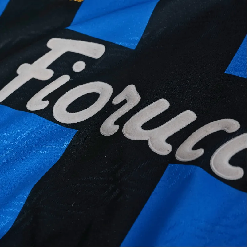 1994 Inter Milan home Umbro long sleeve shirt 10 Berkgamp