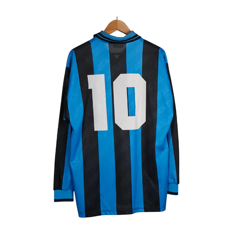 1994 Inter Milan home Umbro long sleeve shirt 10 Berkgamp