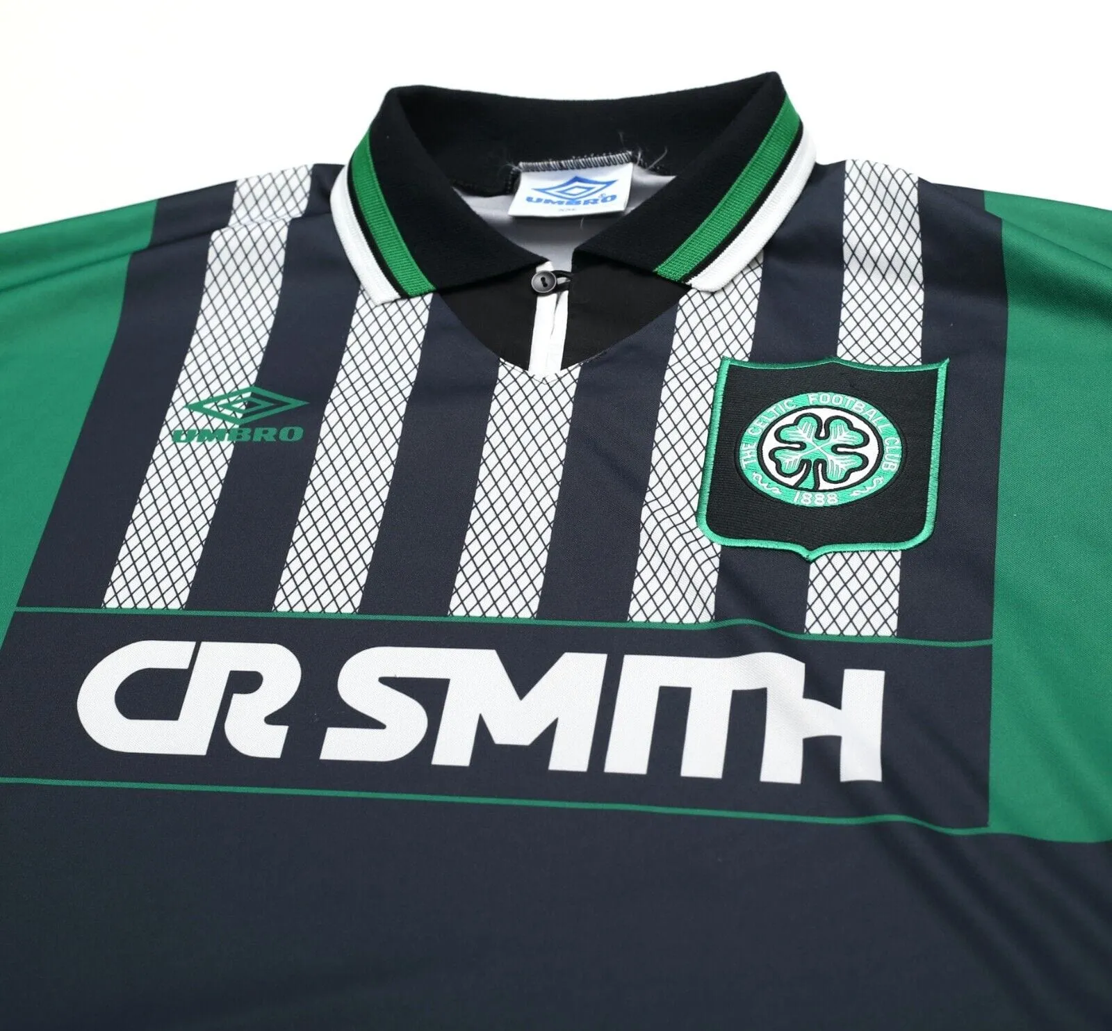 1994/96 CELTIC Vintage Umbro Away Football Shirt Jersey (XXL)