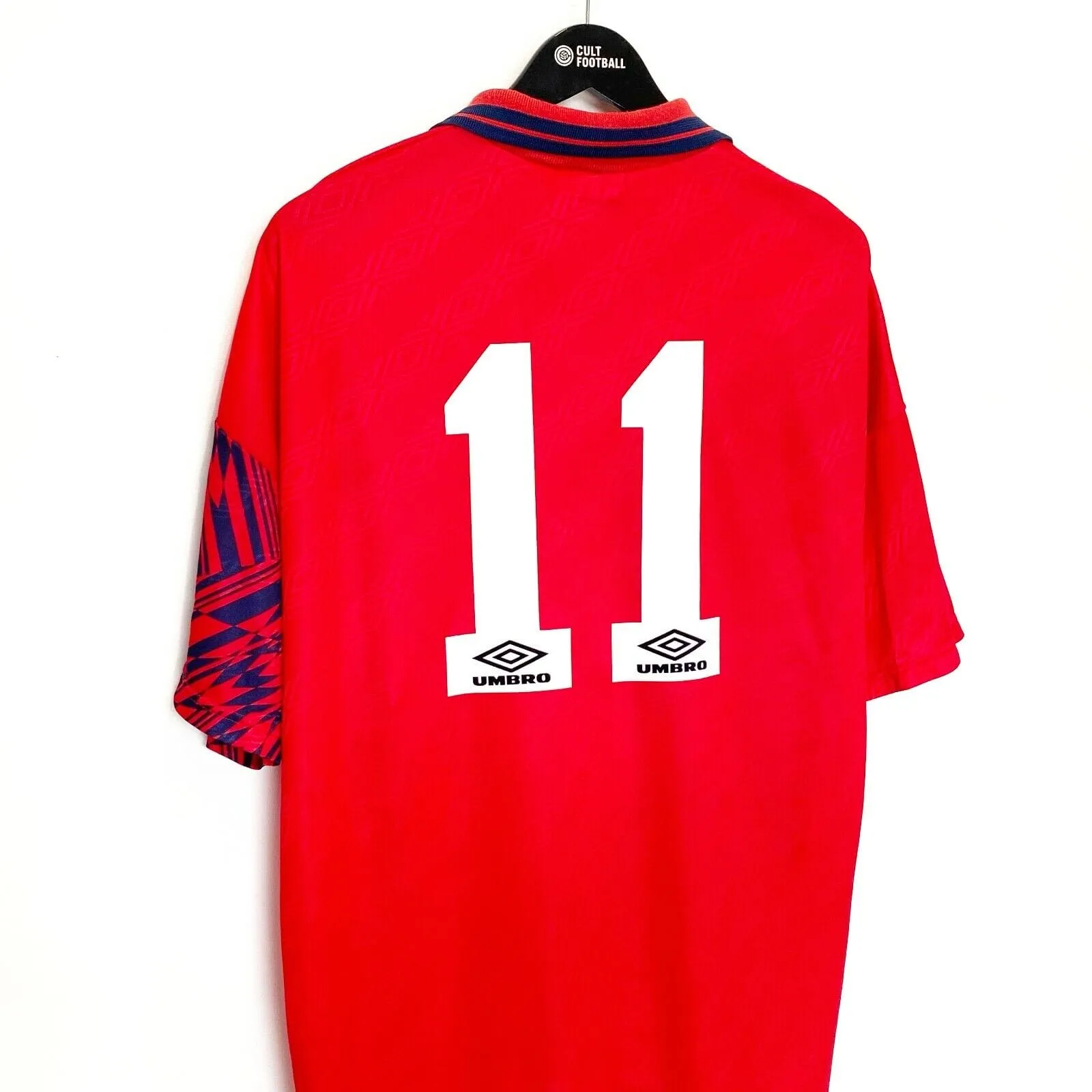 1994/96 JESS #11 Aberdeen Vintage Umbro Home Football Shirt Jersey (XXL)