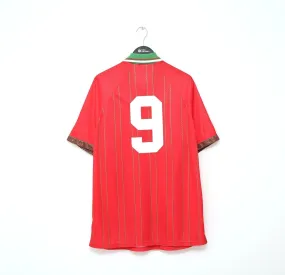 1994/96 RUSH #9 Wales Vintage Umbro Home Football Shirt Jersey (L/XL)