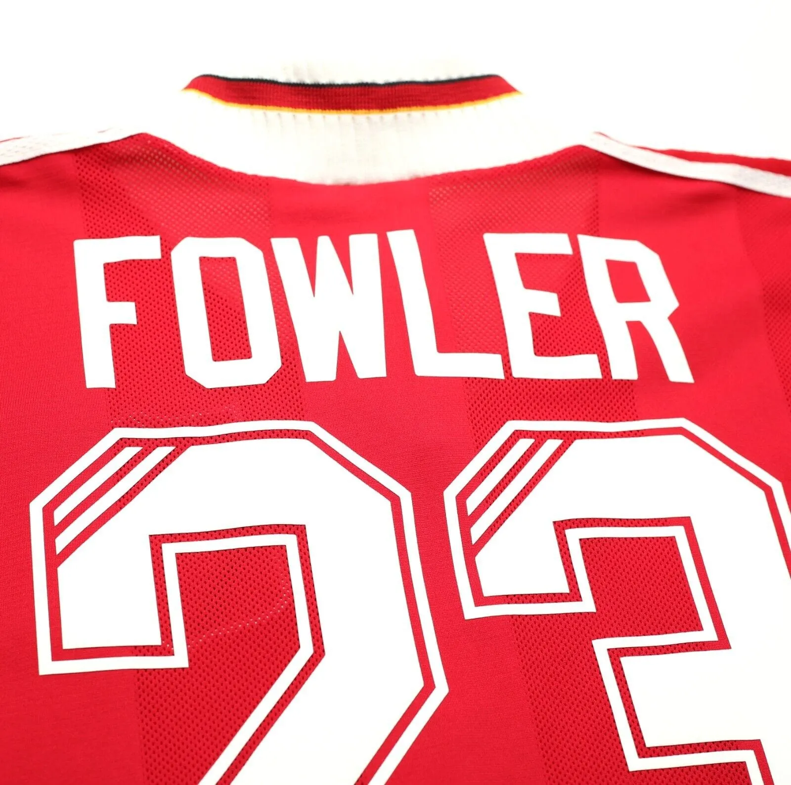 1995/96 FOWLER #23 Liverpool Vintage adidas Home Football Shirt Jersey (L)