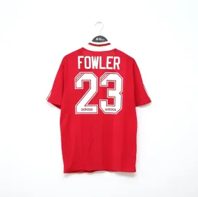 1995/96 FOWLER #23 Liverpool Vintage adidas Home Football Shirt Jersey (L)