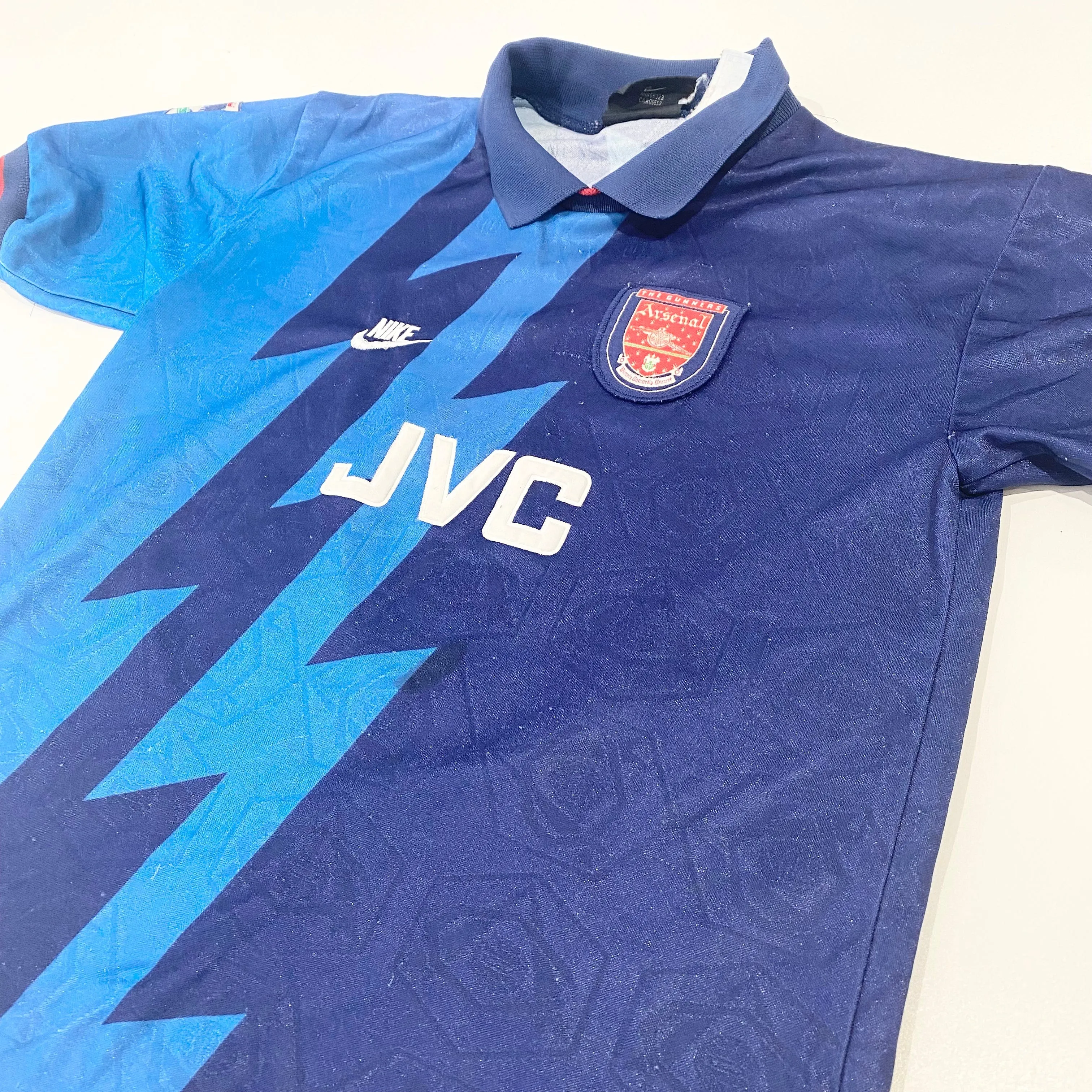 1995/96 PLATT #7 Arsenal Nike Away Football Shirt (LB)