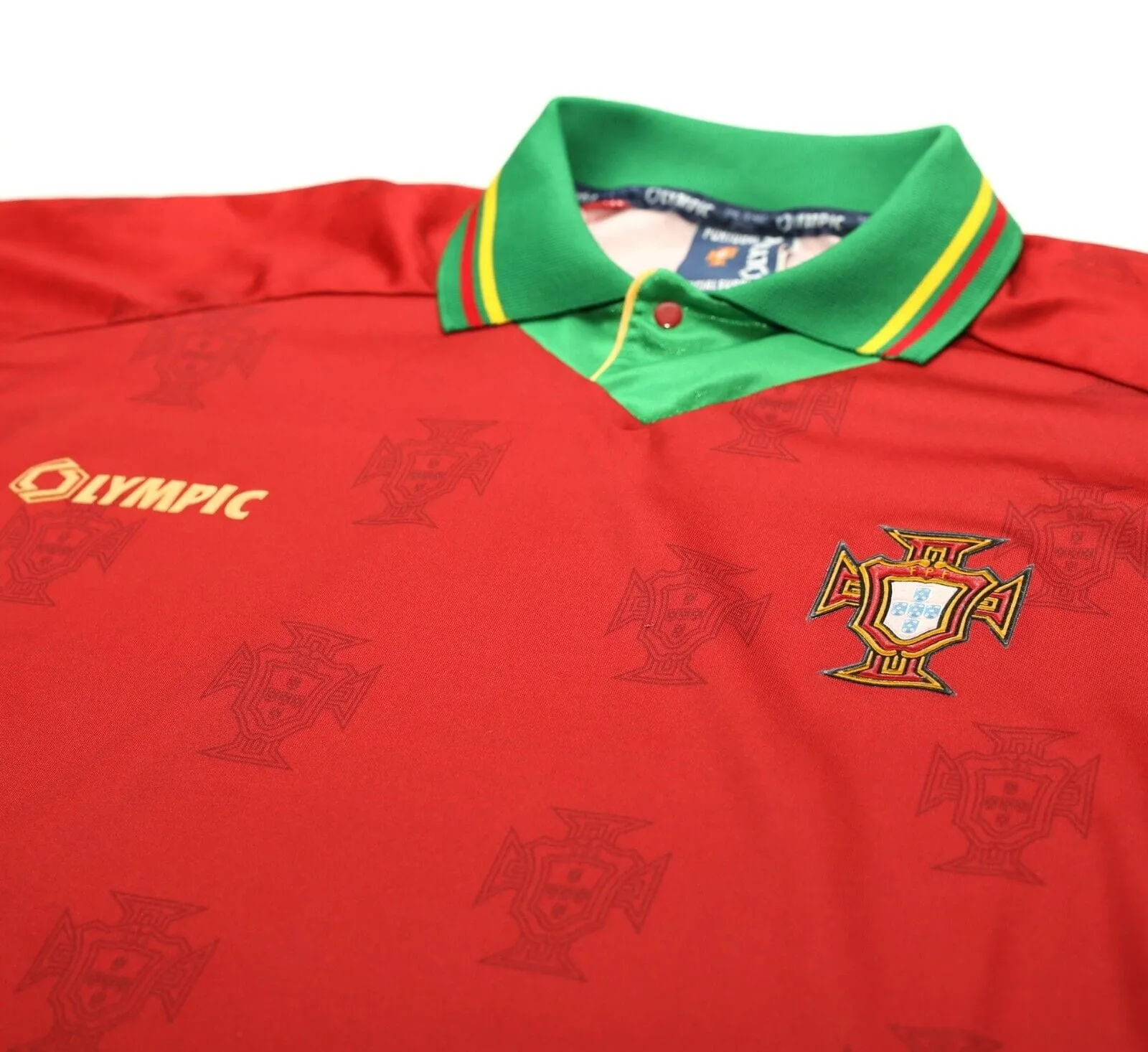 1995/96 PORTUGAL Vintage Olympic Home Football Shirt (M)