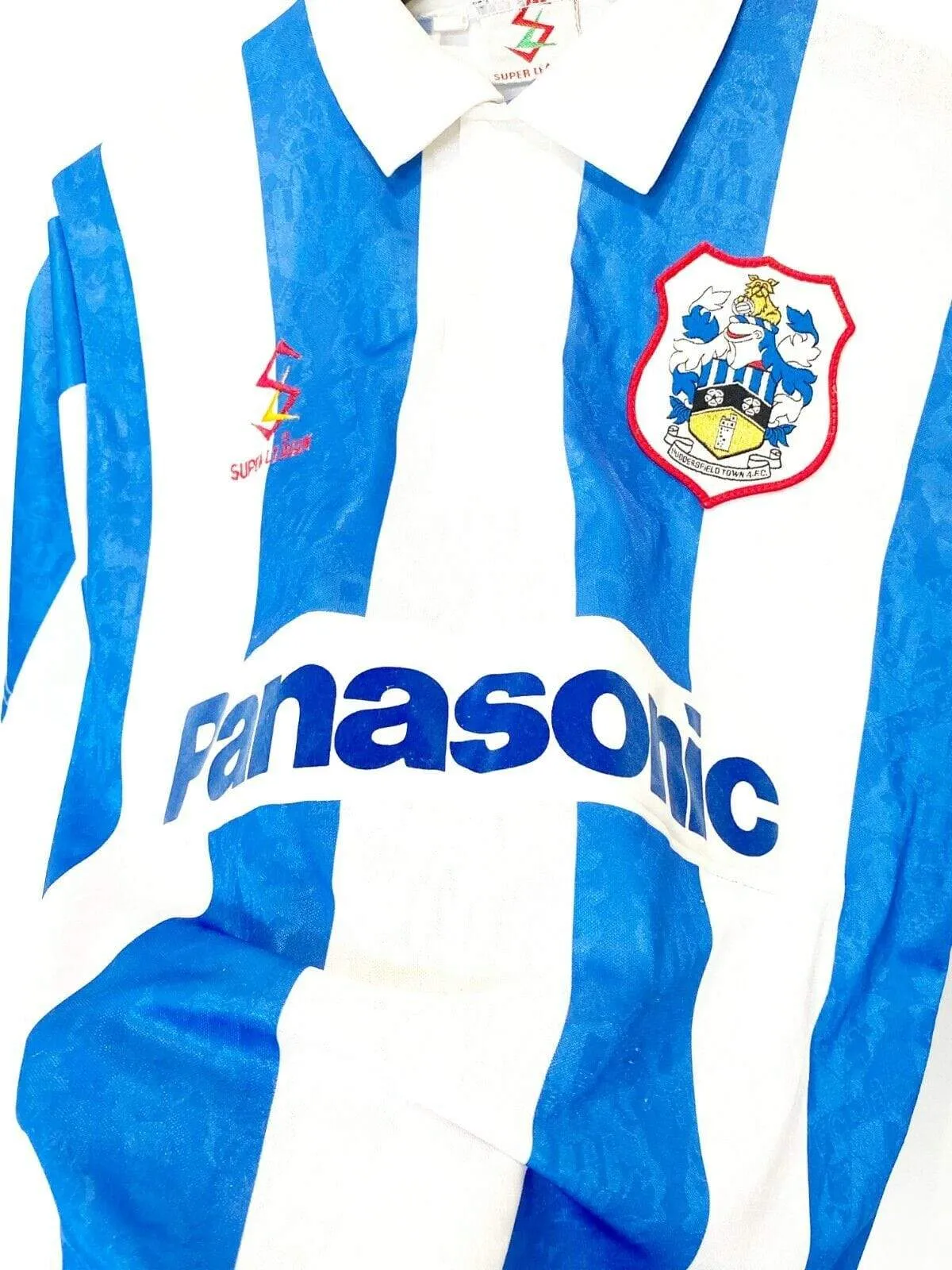 1995/97 HUDDERSFIELD TOWN Vintage Super League Home Football Shirt (S)