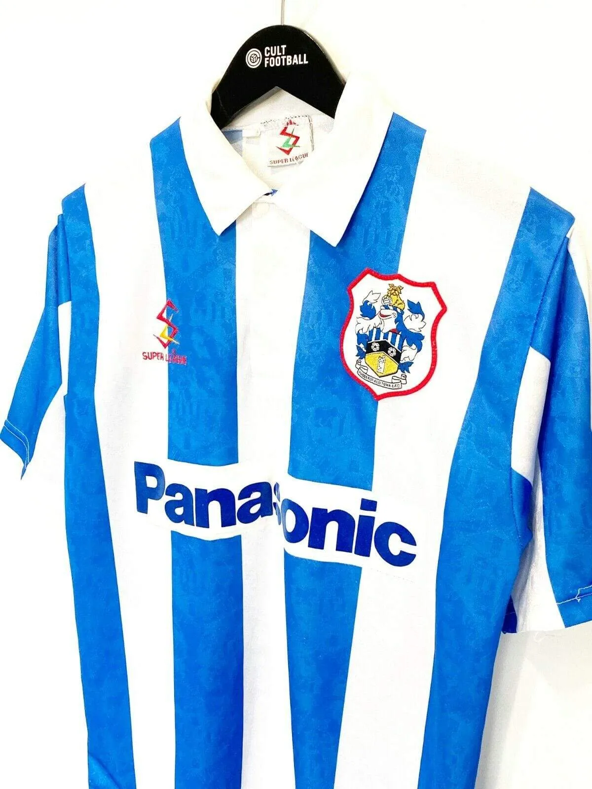 1995/97 HUDDERSFIELD TOWN Vintage Super League Home Football Shirt (S)