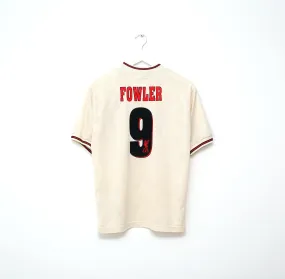 1996/97 FOWLER #9 Liverpool Vintage Reebok Away Football Shirt Jersey (S) 34/36