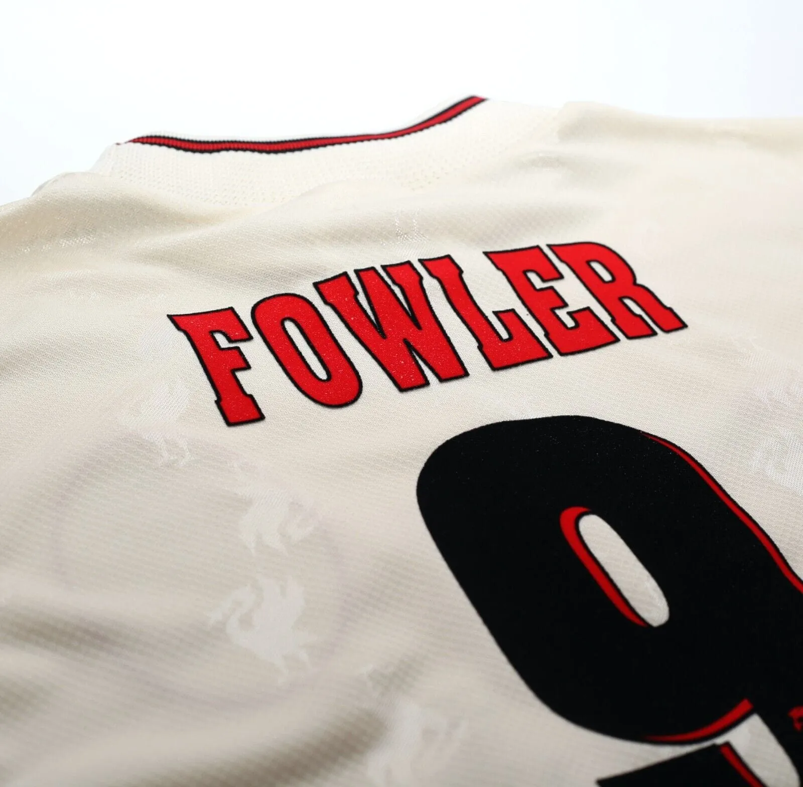 1996/97 FOWLER #9 Liverpool Vintage Reebok Away Football Shirt Jersey (S) 34/36