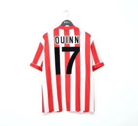 1996/97 QUINN #17 Sunderland Vintage AVEC Home Football Shirt Jersey (XXL)