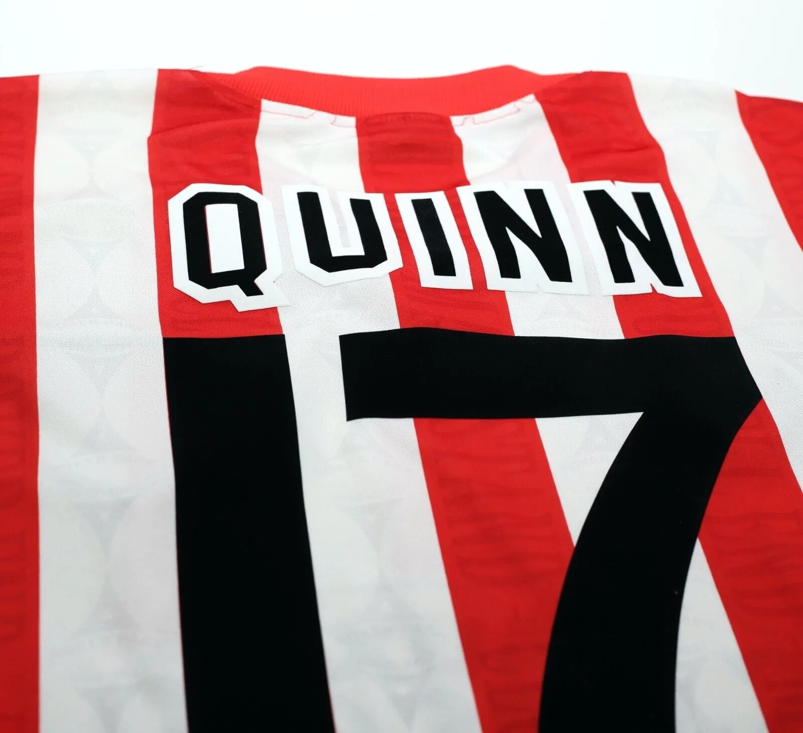 1996/97 QUINN #17 Sunderland Vintage AVEC Home Football Shirt Jersey (XXL)