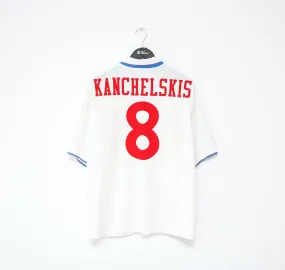 1996/98 KANCHELSKIS #8 Russia Vintage Reebok Home Football Shirt (L) Euro 96