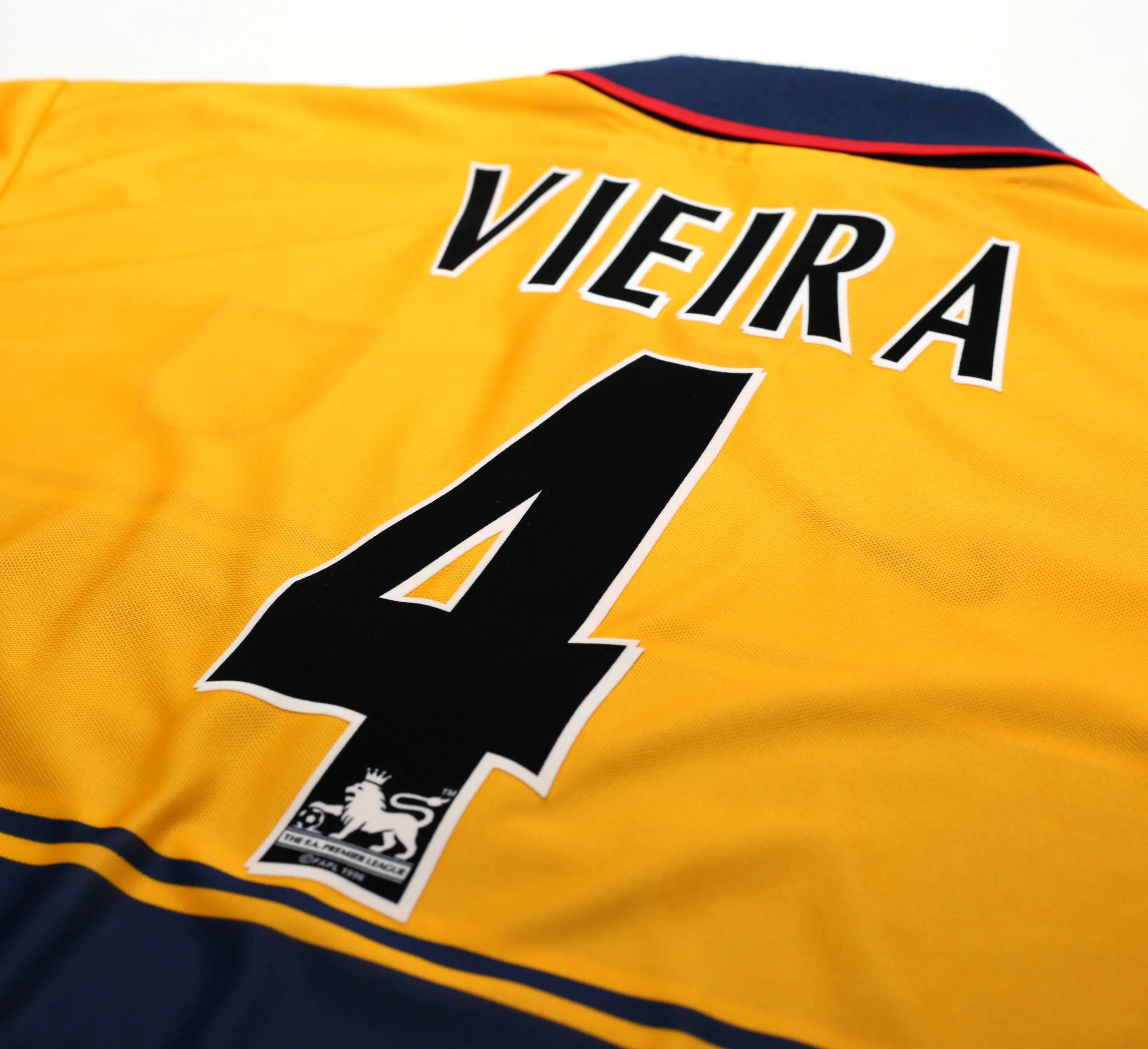 1997/99 VIEIRA #4 Arsenal Nike Away Football Shirt (XL)