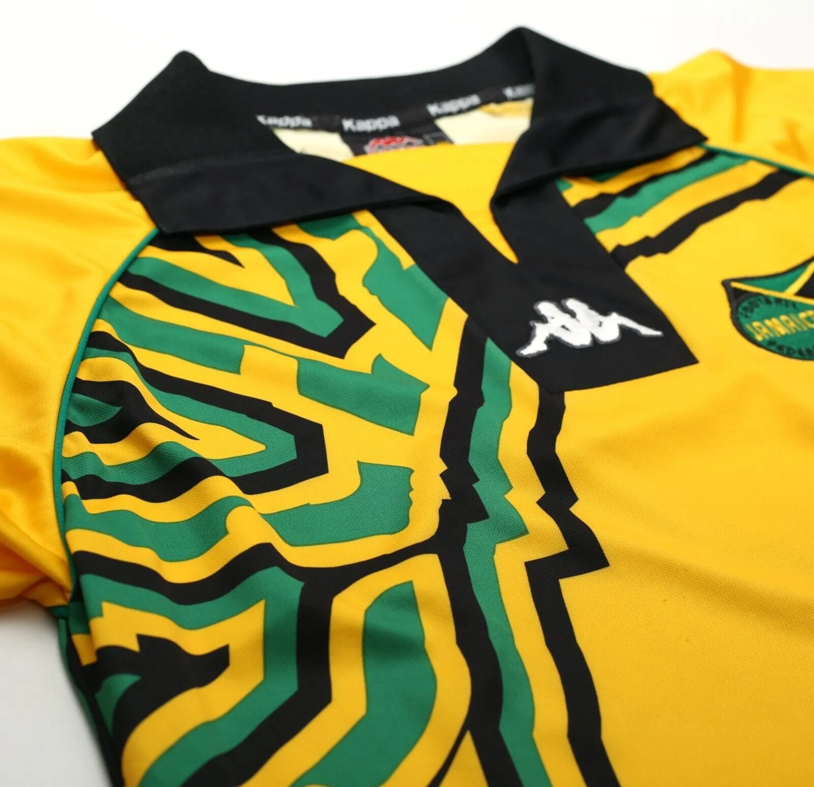 1998/00 JAMAICA Vintage Kappa Home Football Shirt Jersey (M) World Cup 98