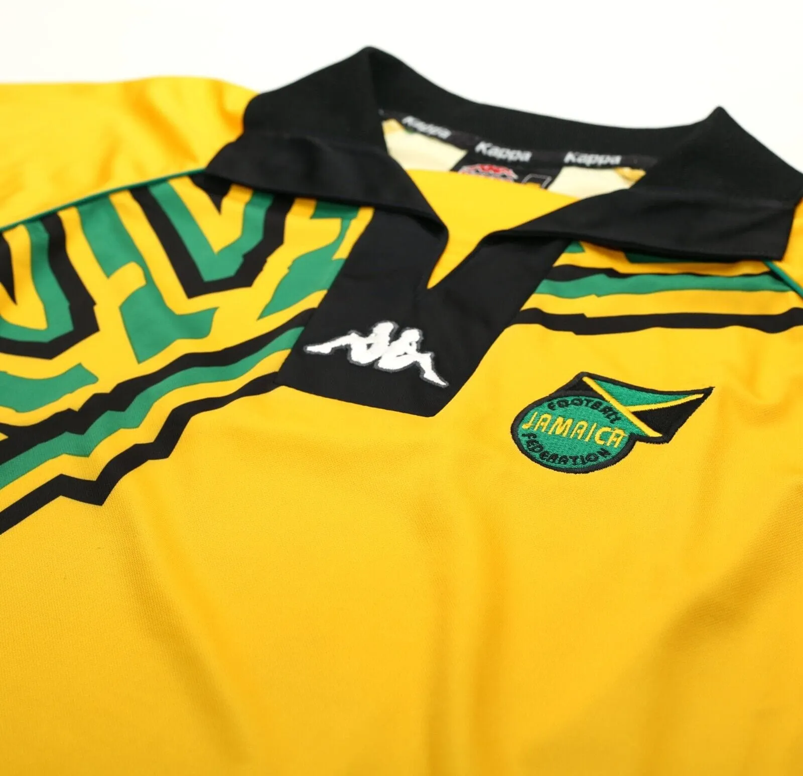 1998/00 JAMAICA Vintage Kappa Home Football Shirt Jersey (M) World Cup 98