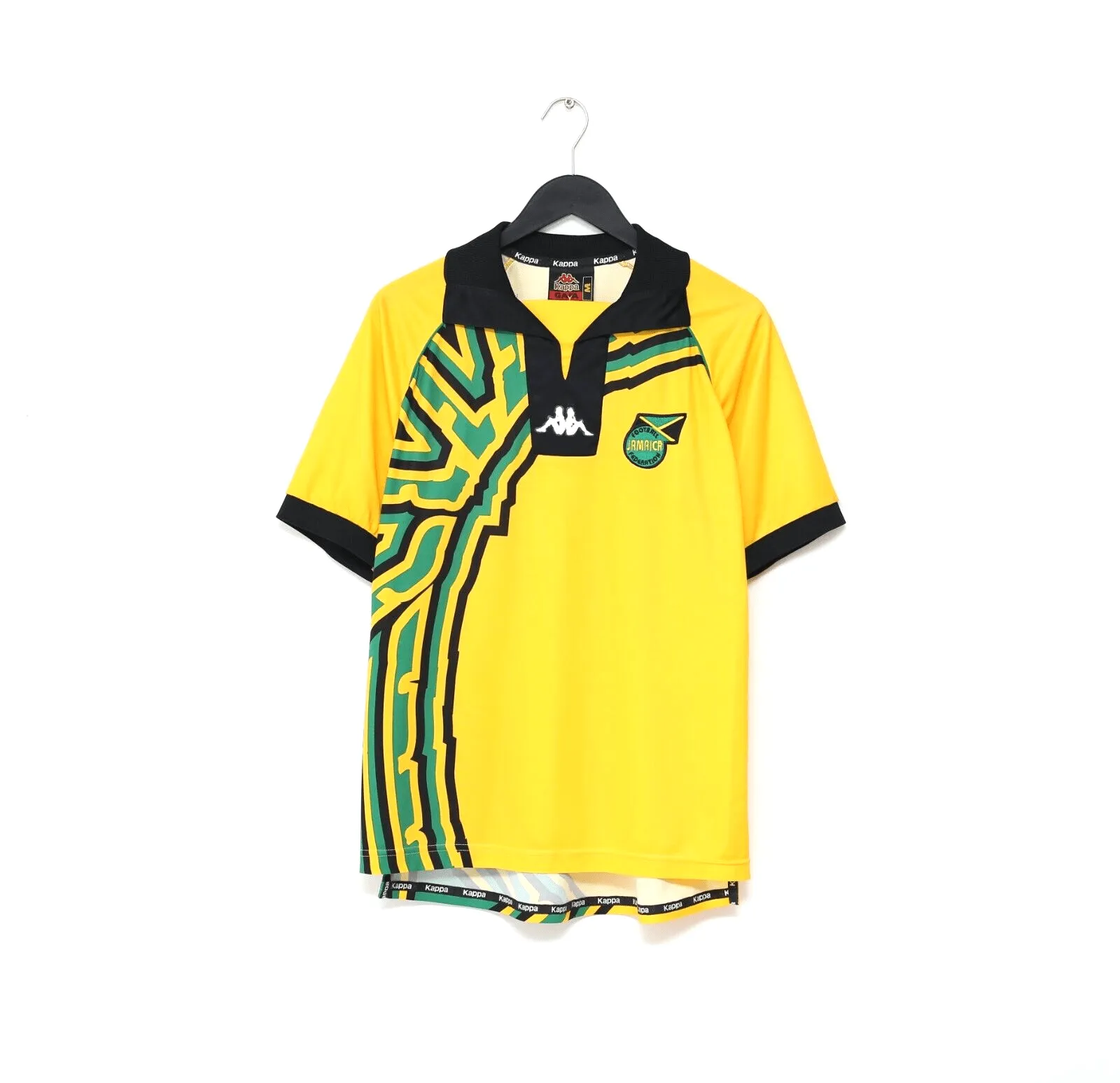 1998/00 JAMAICA Vintage Kappa Home Football Shirt Jersey (M) World Cup 98