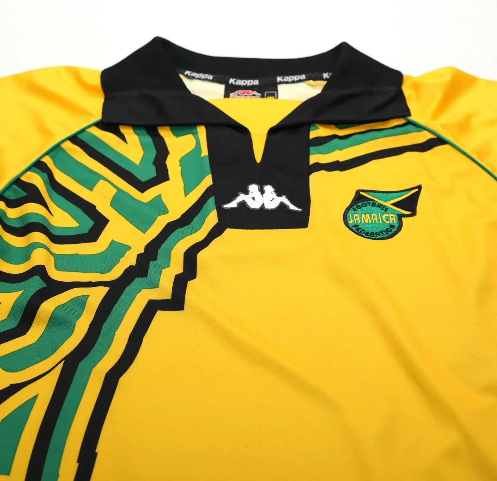 1998/00 JAMAICA Vintage Kappa Home Football Shirt Jersey (M) World Cup 98