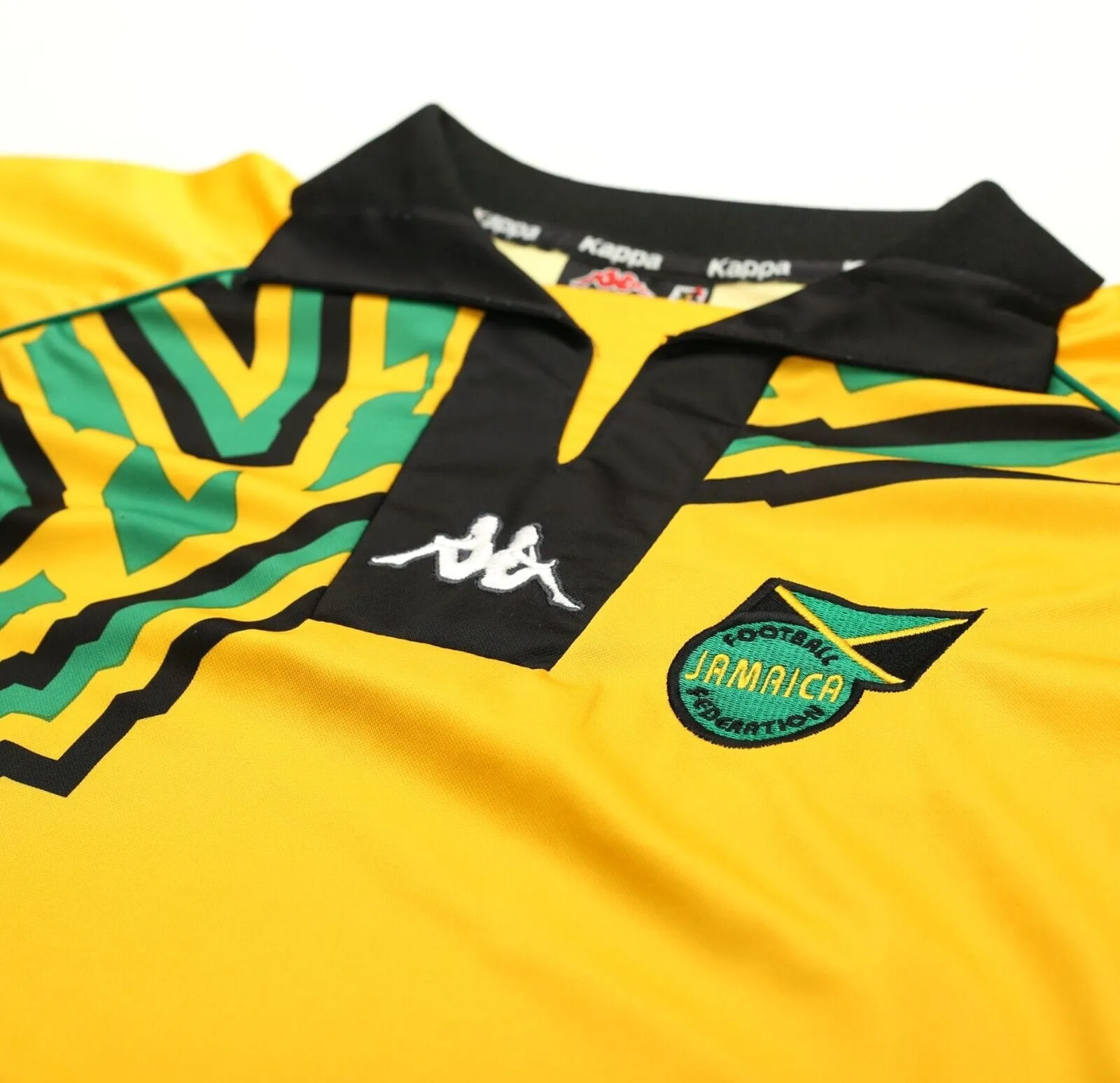 1998/00 JAMAICA Vintage Kappa Home Football Shirt Jersey (XL) World Cup 98