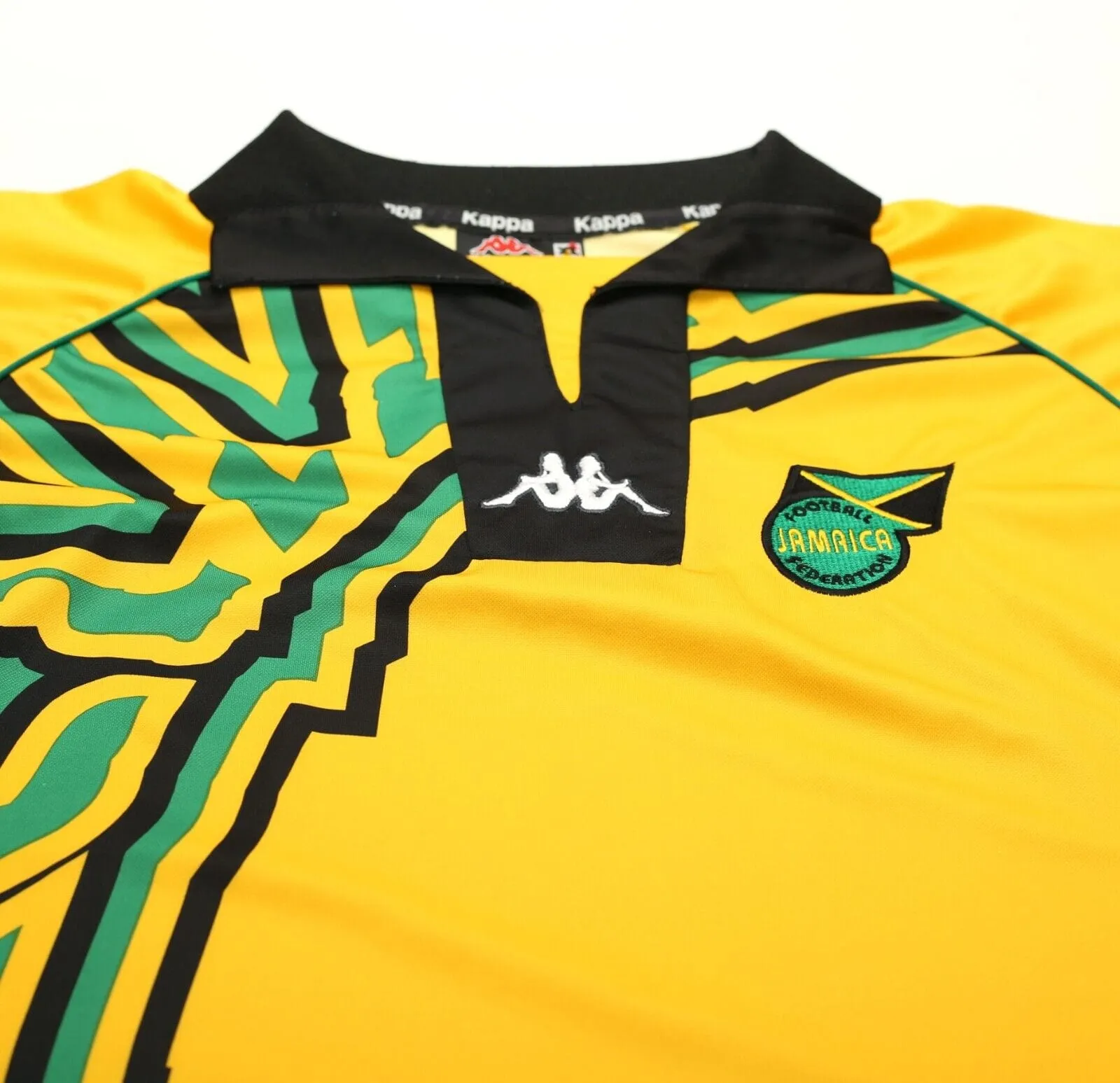 1998/00 JAMAICA Vintage Kappa Home Football Shirt Jersey (XL) World Cup 98