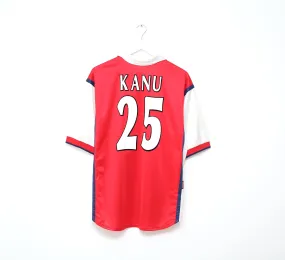 1998/99 KANU #25 Arsenal Nike European Home Football Shirt (L)