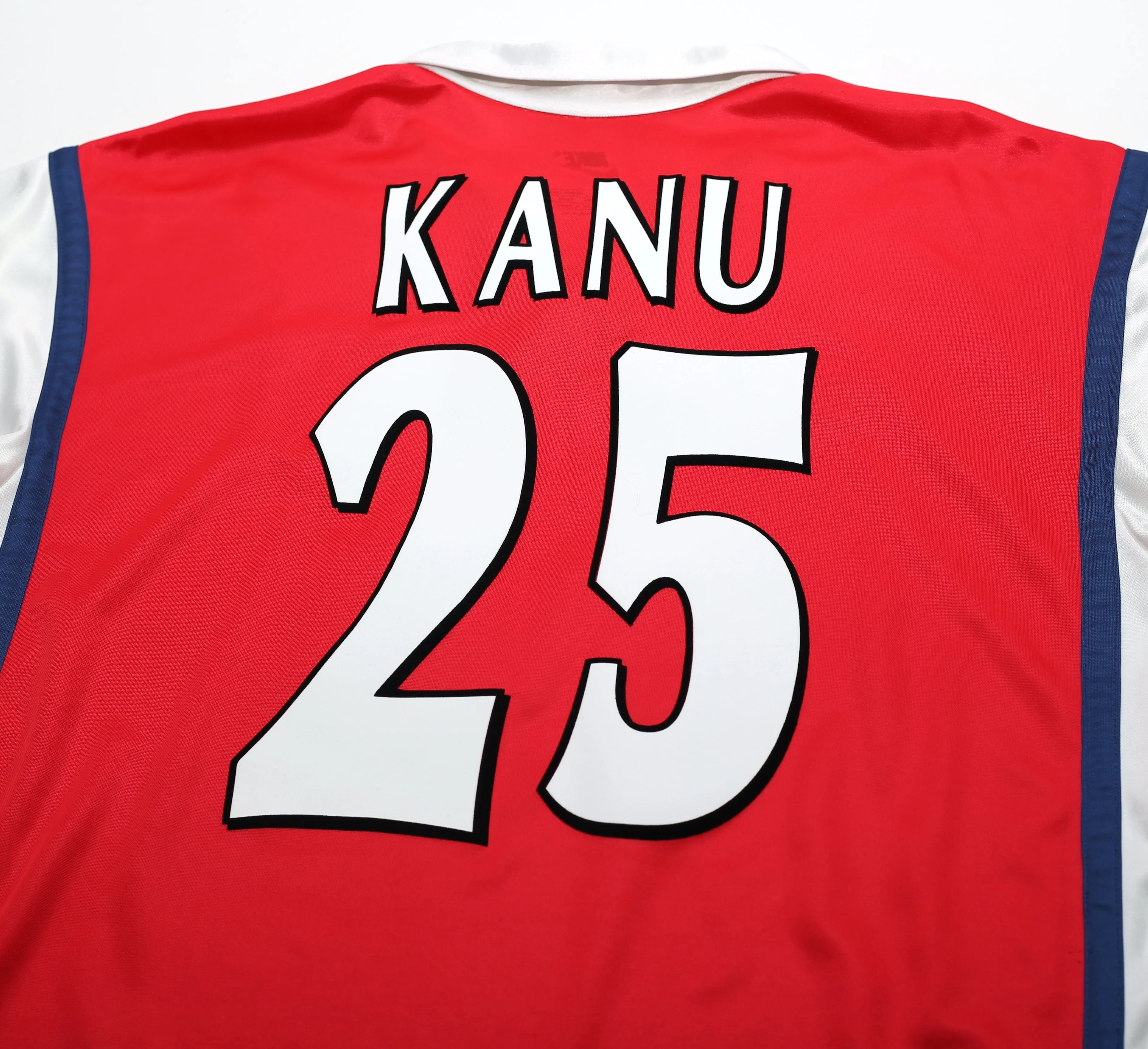 1998/99 KANU #25 Arsenal Nike European Home Football Shirt (L)