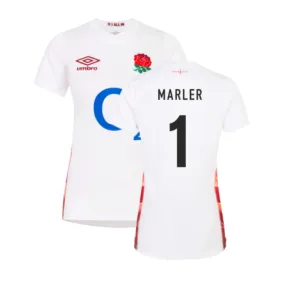 2023-2024 England Rugby Red Roses Rugby Jersey (Ladies) (Marler 1)