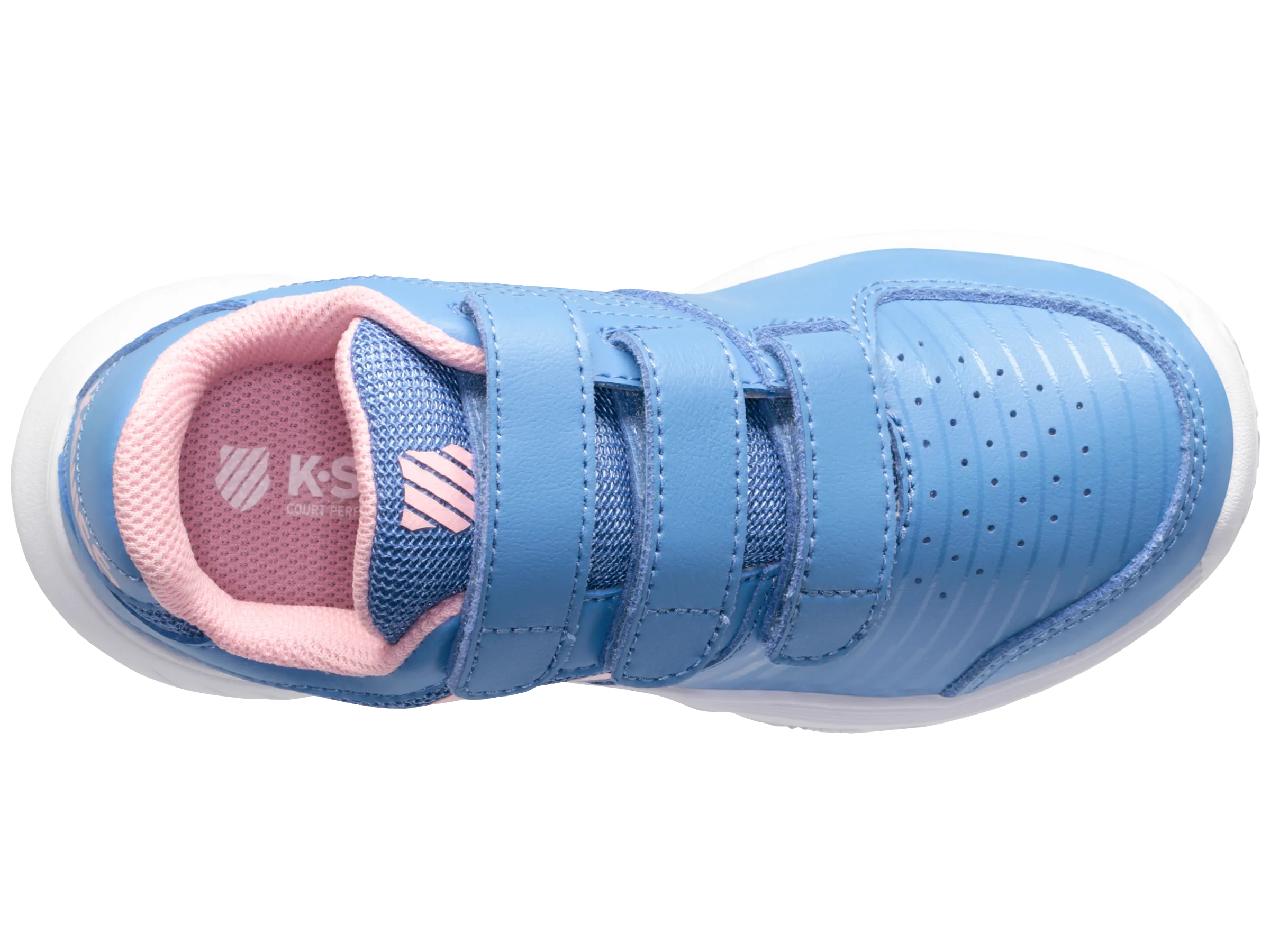 56610-454-M | COURT EXPRESS STRAP OMNI | SILVER LAKE BLUE/WHITE/ORCHID PINK