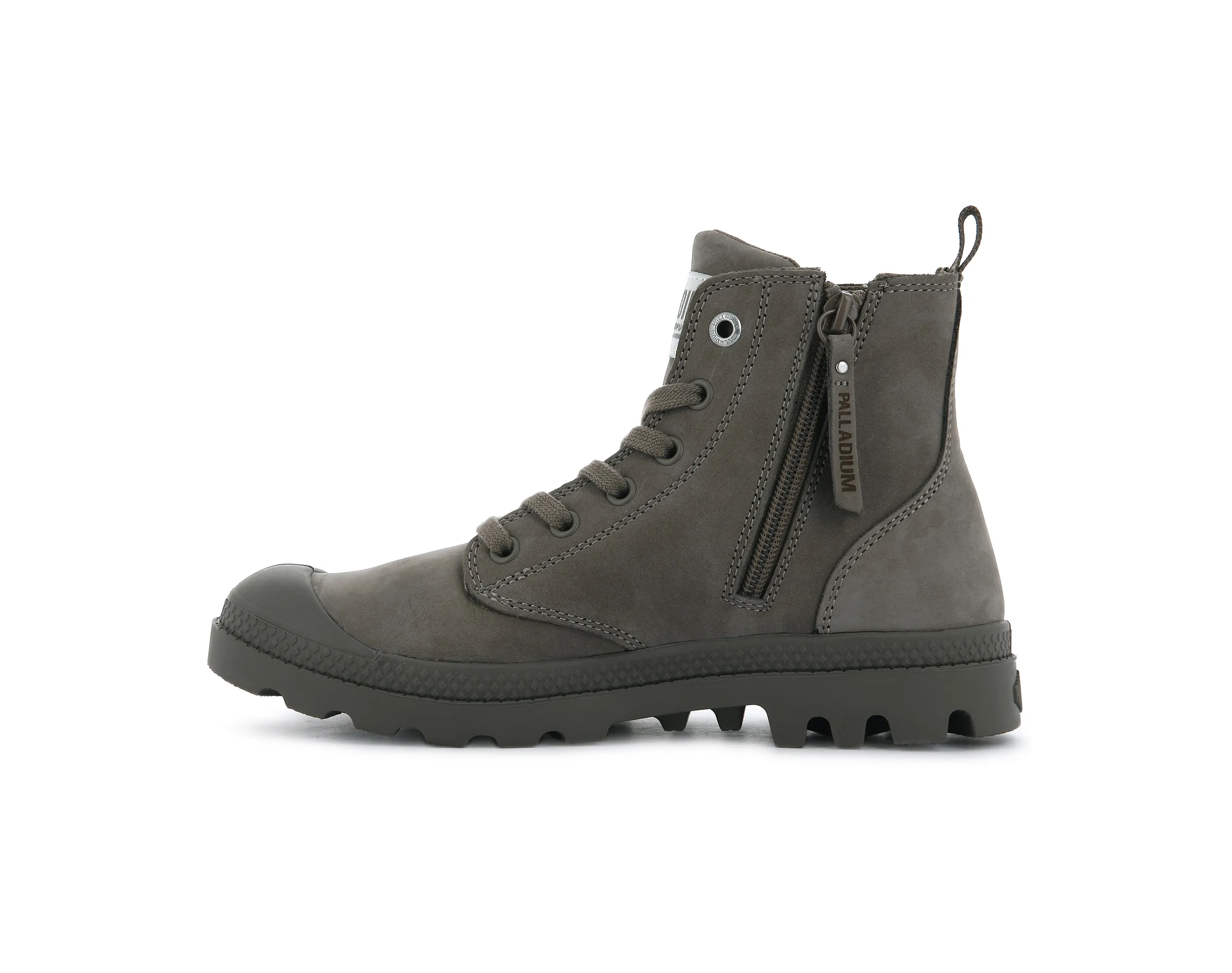 96440-256-M | PAMPA HI ZIP NUBUCK | TAUPE