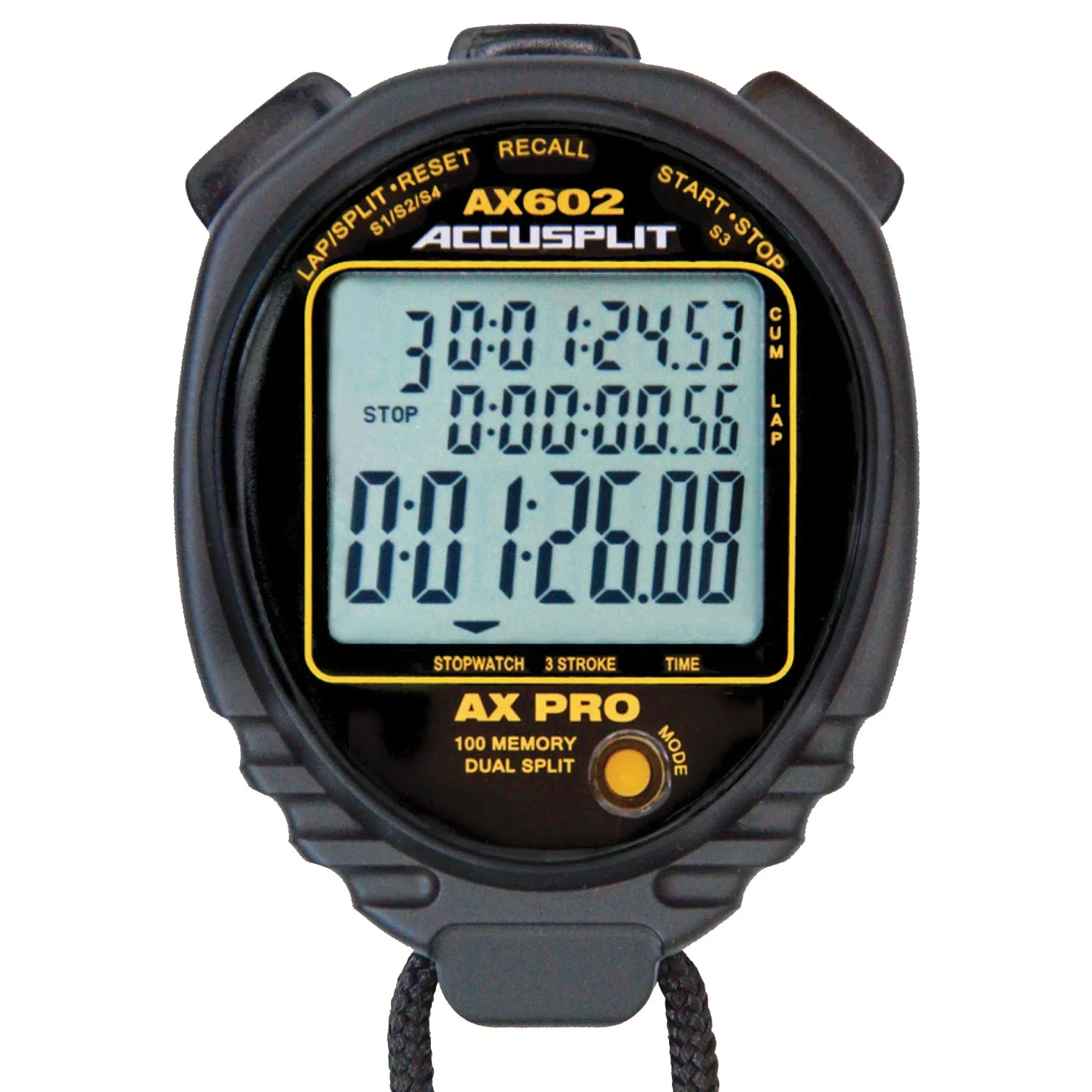 ACCUSPLIT AX602 Pro 100 Memory Stopwatch