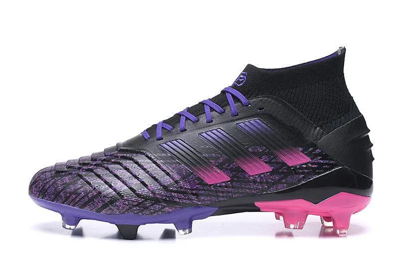 Adidas 19.1 FG Soccers Cleats Shoes Purple Black