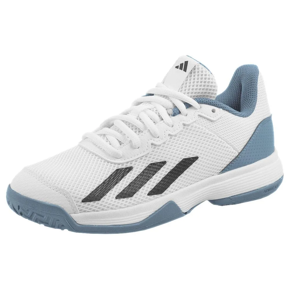 adidas Junior Courtflash K - Cloud White/Crew Blue