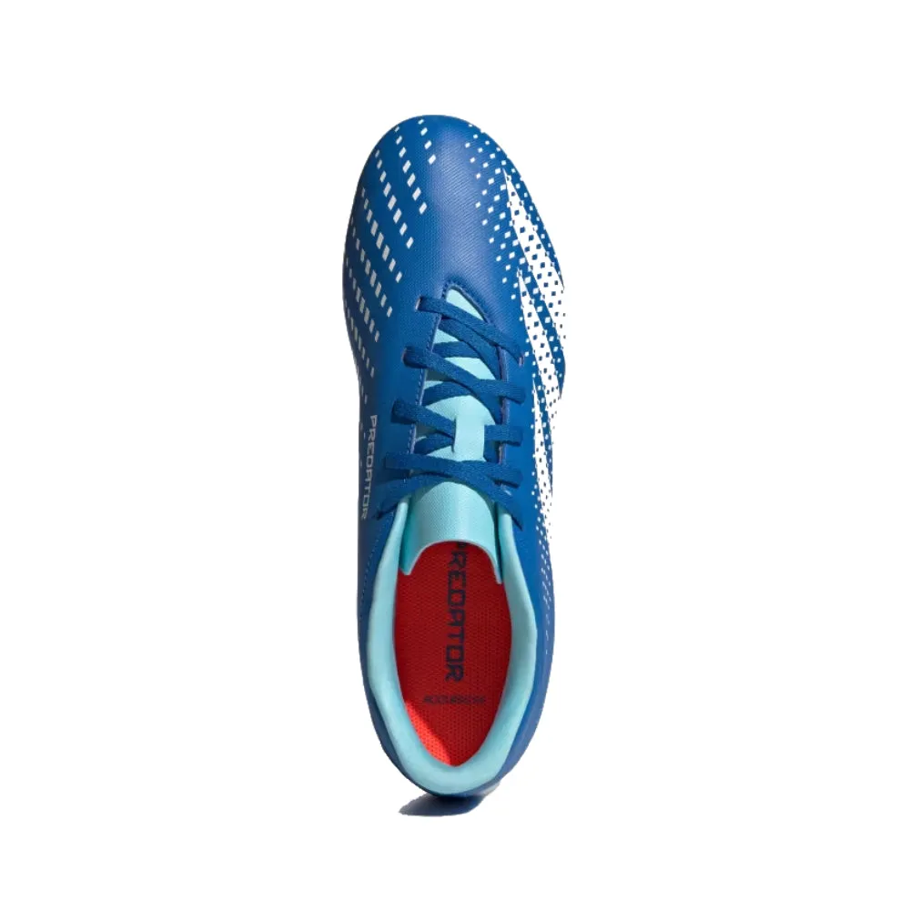 Adidas Men's Predator Accuracy.4 Flexible Ground Football Shoe (Bright Royal/Cloud White/Bliss Blue)