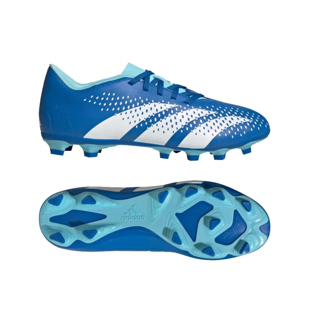 Adidas Men's Predator Accuracy.4 Flexible Ground Football Shoe (Bright Royal/Cloud White/Bliss Blue)