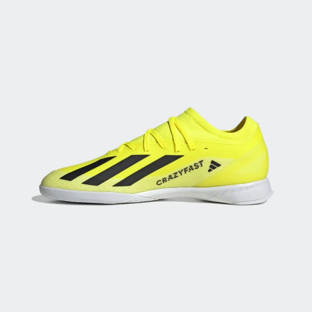 Adidas X Crazyfast League Indoor Boots - Yellow/Black/White