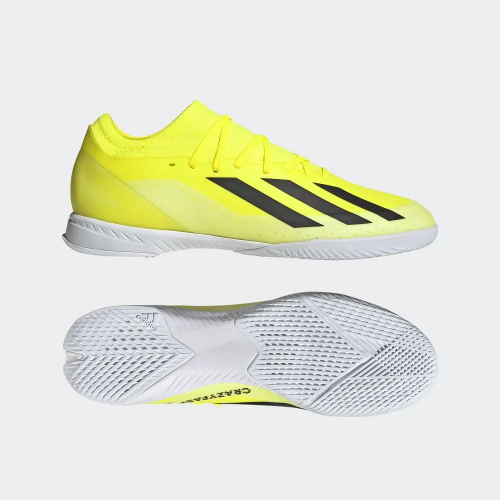 Adidas X Crazyfast League Indoor Boots - Yellow/Black/White